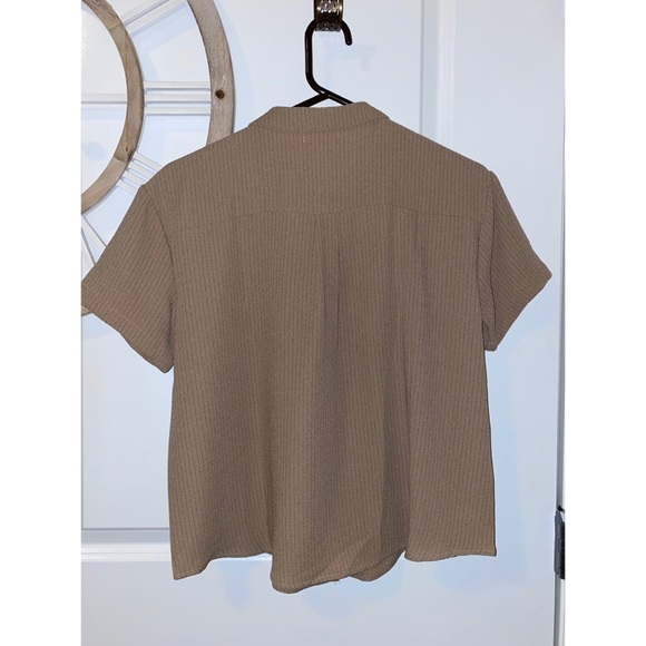 Wood striped button shirt - Picture 3 of 3